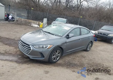 2018 Hyundai Elantra Sel z USA, uszkodzony, nr VIN 5NPD84LF0JH358818